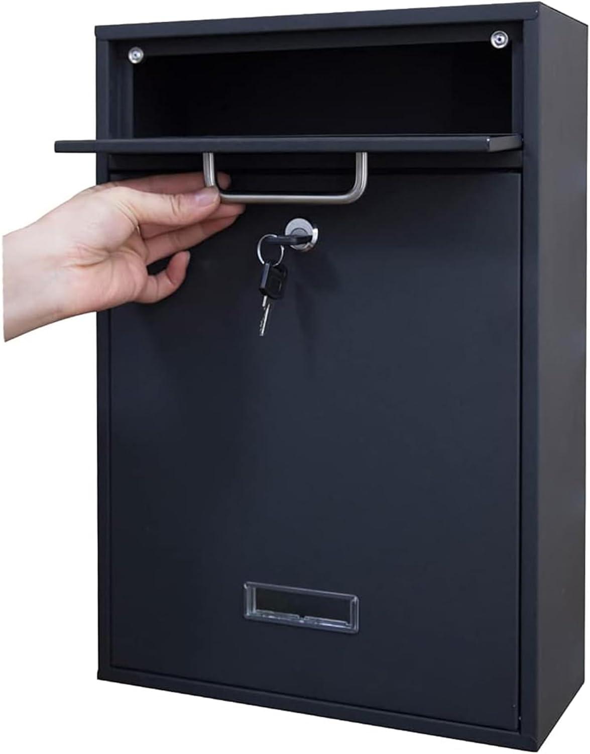 Secured Locking Wall Mounted Mailbox