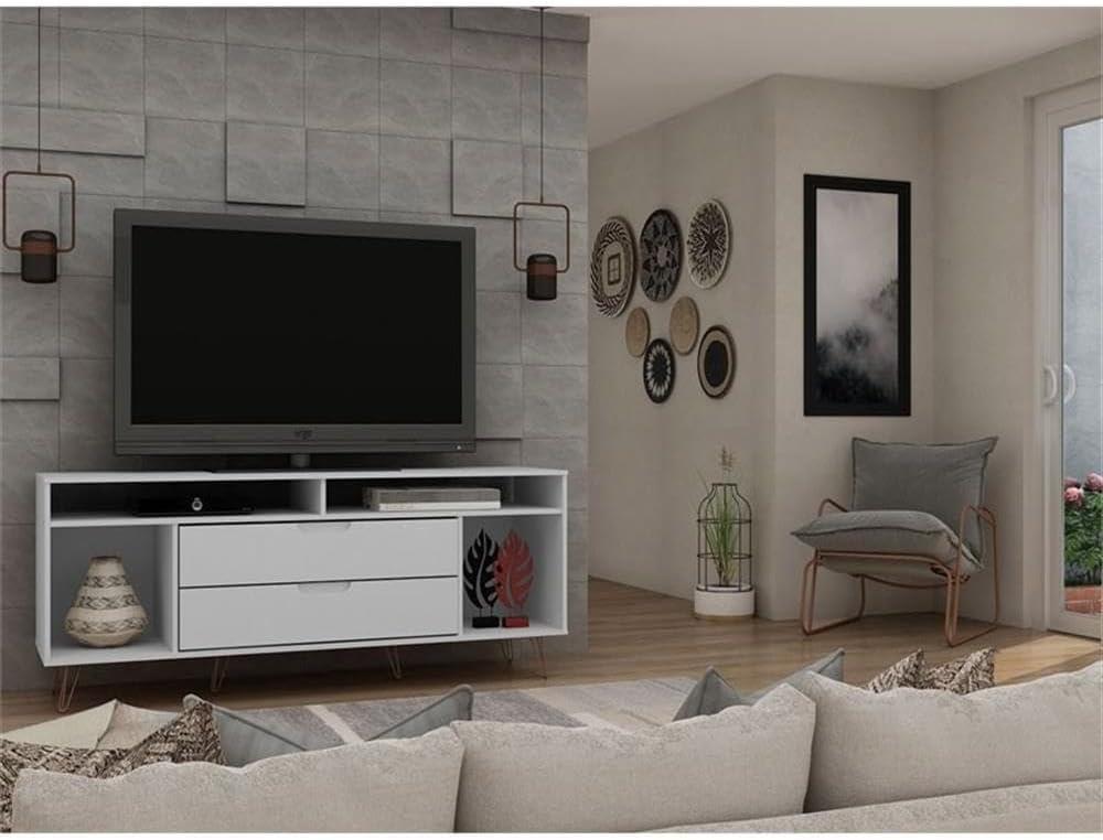 Rockefeller TV Stand for TVs up to 60" - Manhattan Comfort