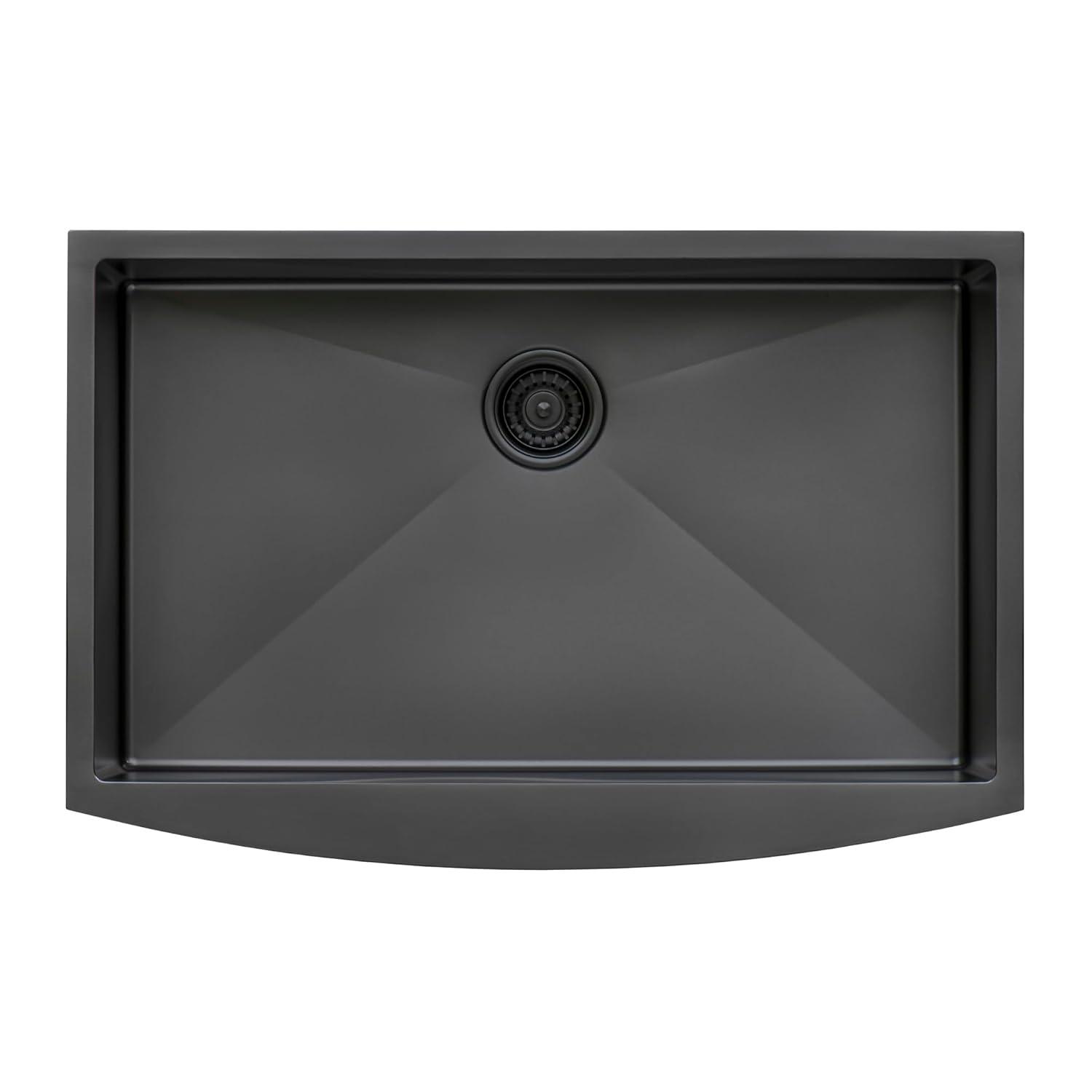 Ruvati 33-inch Apron-Front Farmhouse Kitchen Sink -Stainless Steel