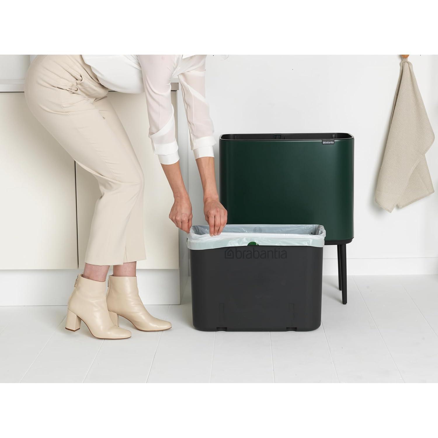 Brabantia Bo Touch Top Trash Can 9.5 Gallon