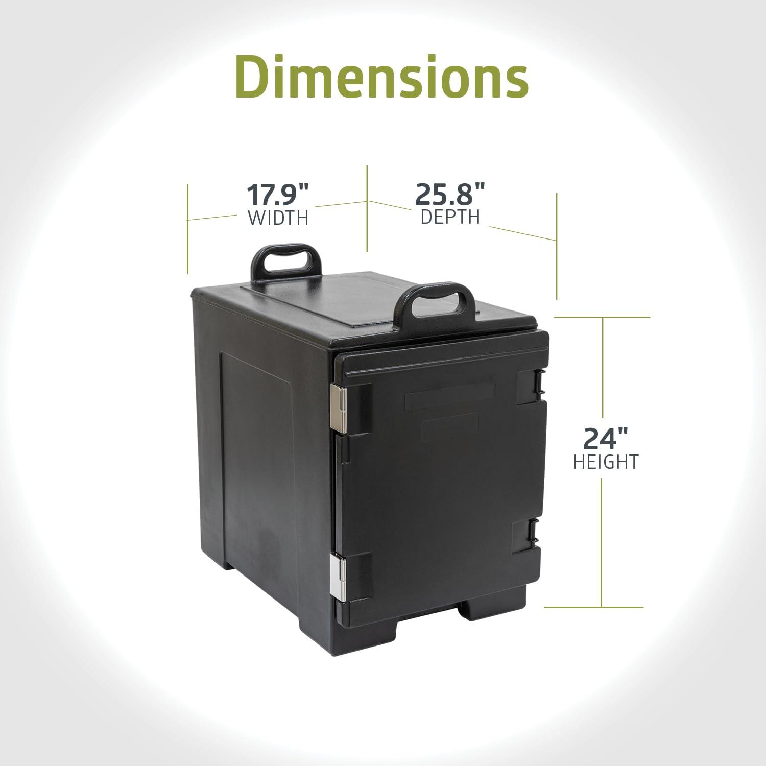 Pearington 81 Quart Polyurethane End-Loading Insulated Food Carrier