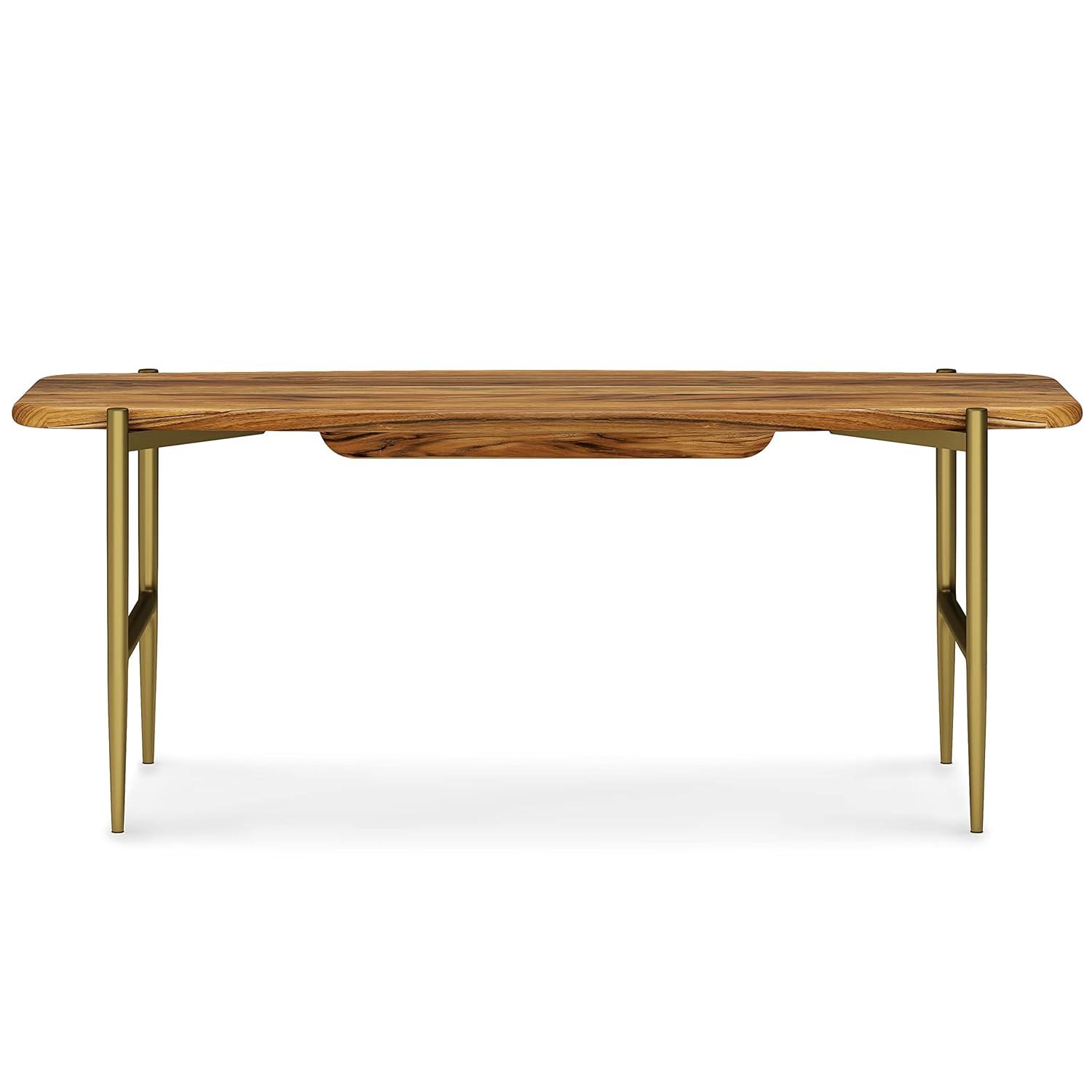 Simpli Home Solid Wood Bench