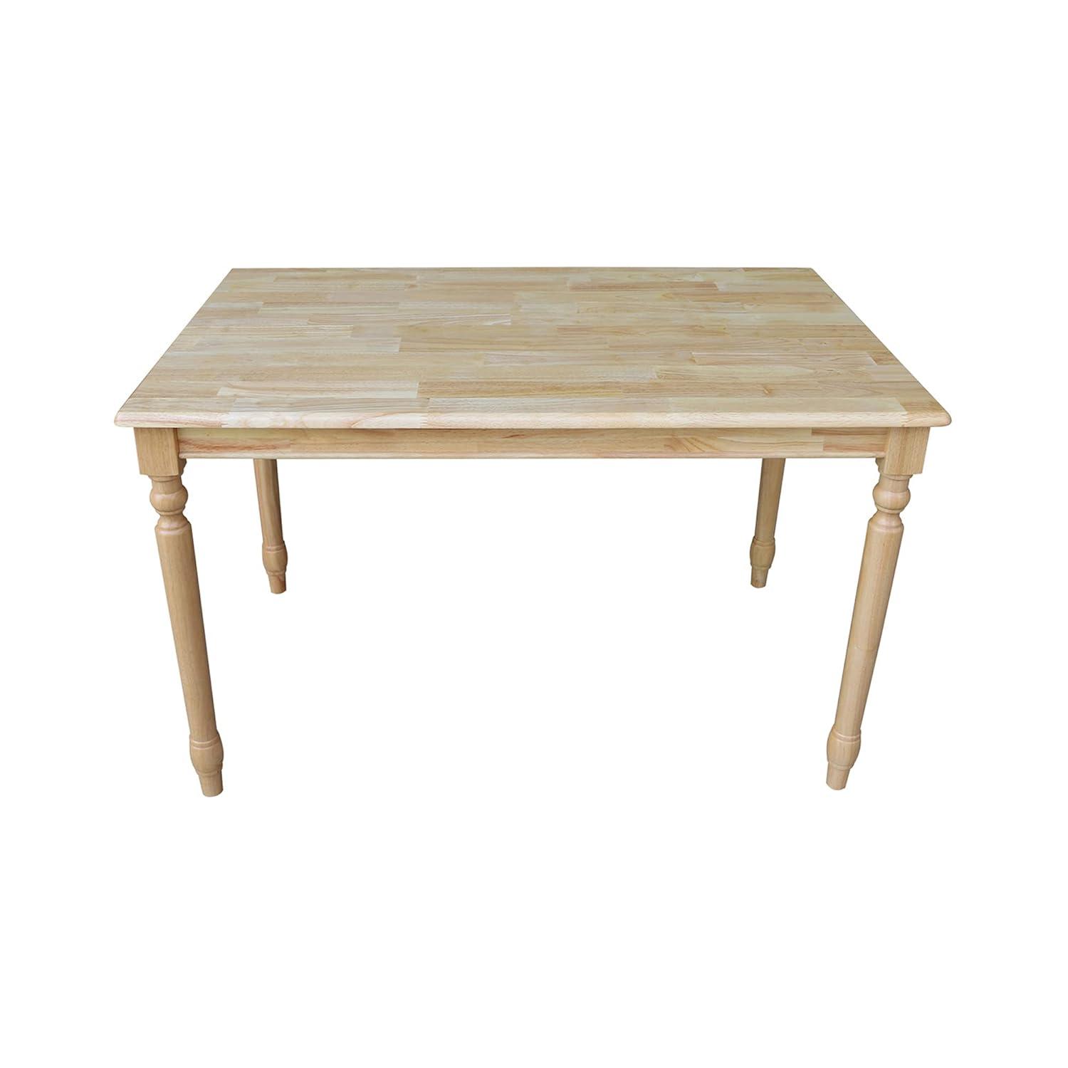 International Concepts 30" X 48"  Solid Wood Top Table