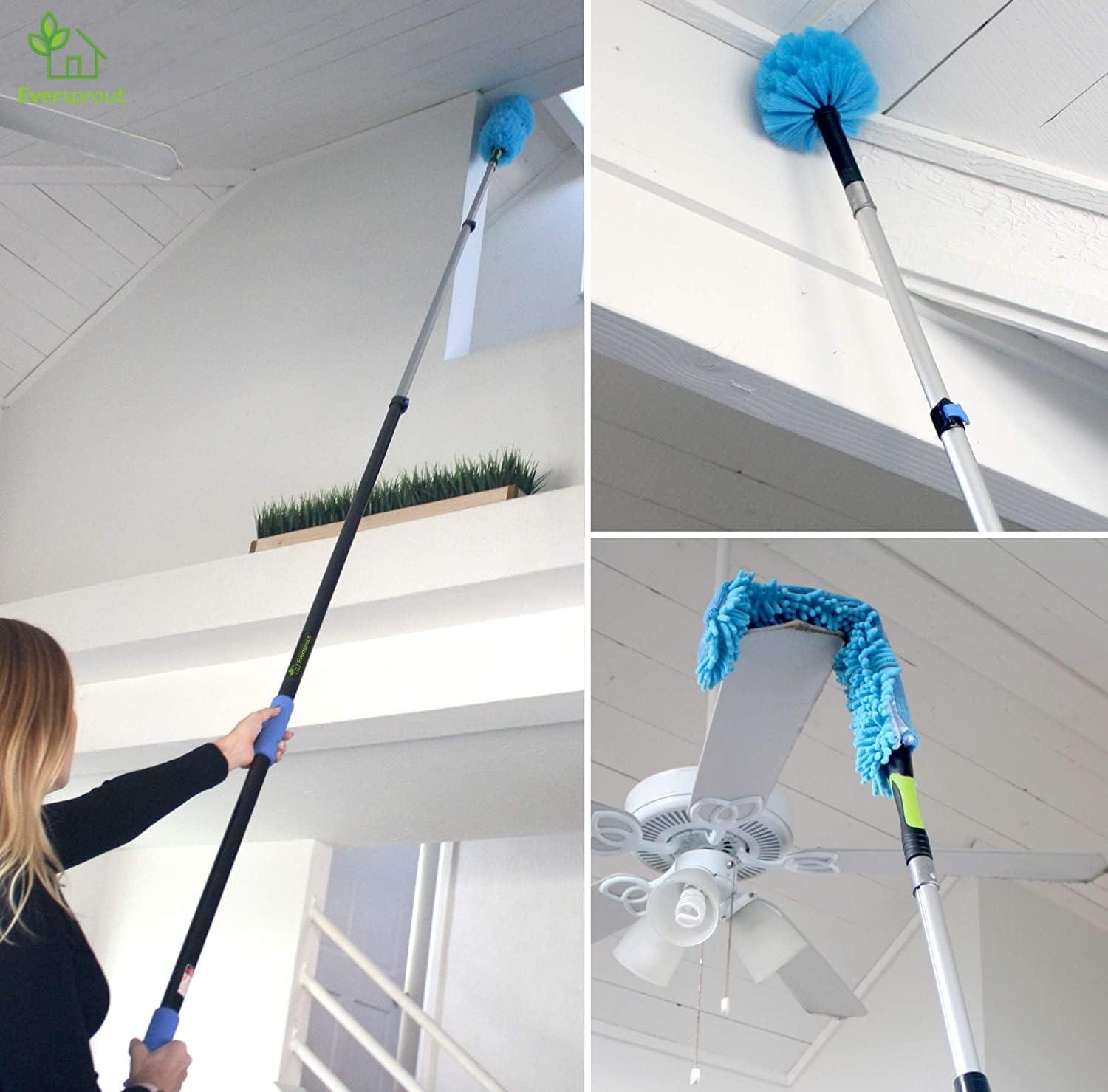EVERSPROUT 5-to-12 Foot Duster 3-Pack with Extension-Pole