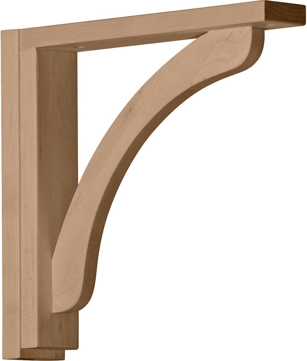 Ekena Millwork Reese H 2.5'' W D Wood Bracket / Corbel