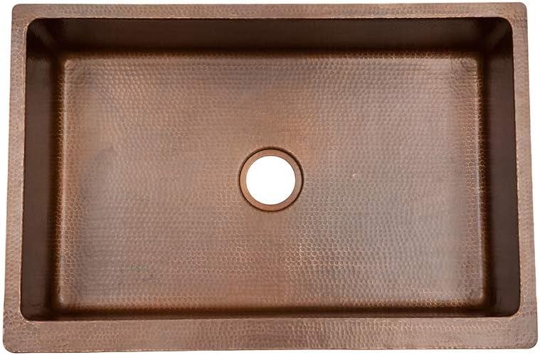 Premier Copper Products 33'' L Kitchen Sink KASB33229