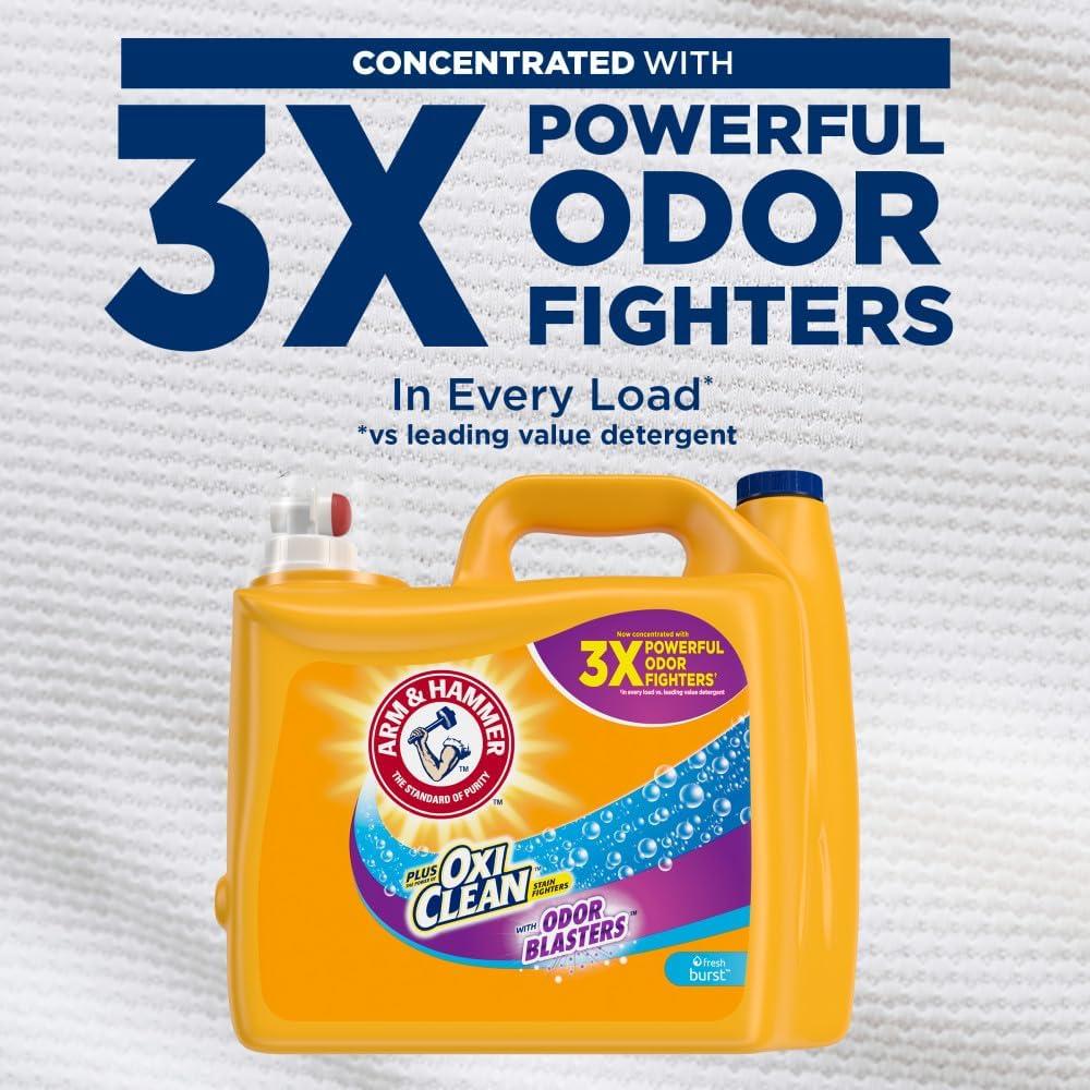 Arm Hammer Plus OxiClean Odor Blasters Liquid Laundry Detergent