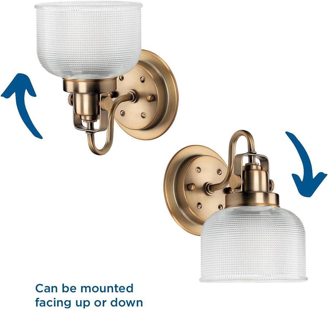 Rosser 2 Light Transparent Dimmable Vanity Light