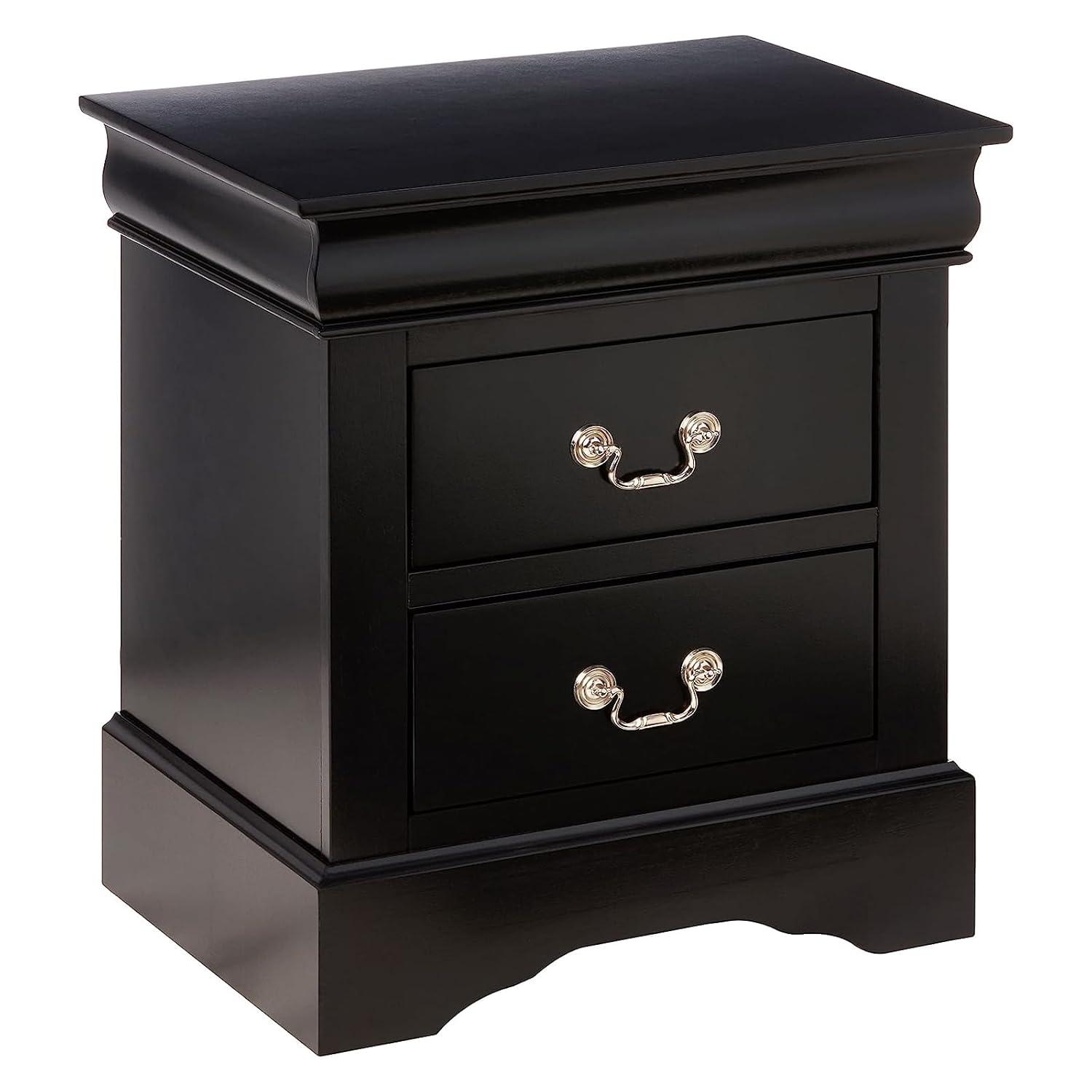 Acme Furniture Louis Philippe III Nightstand Black