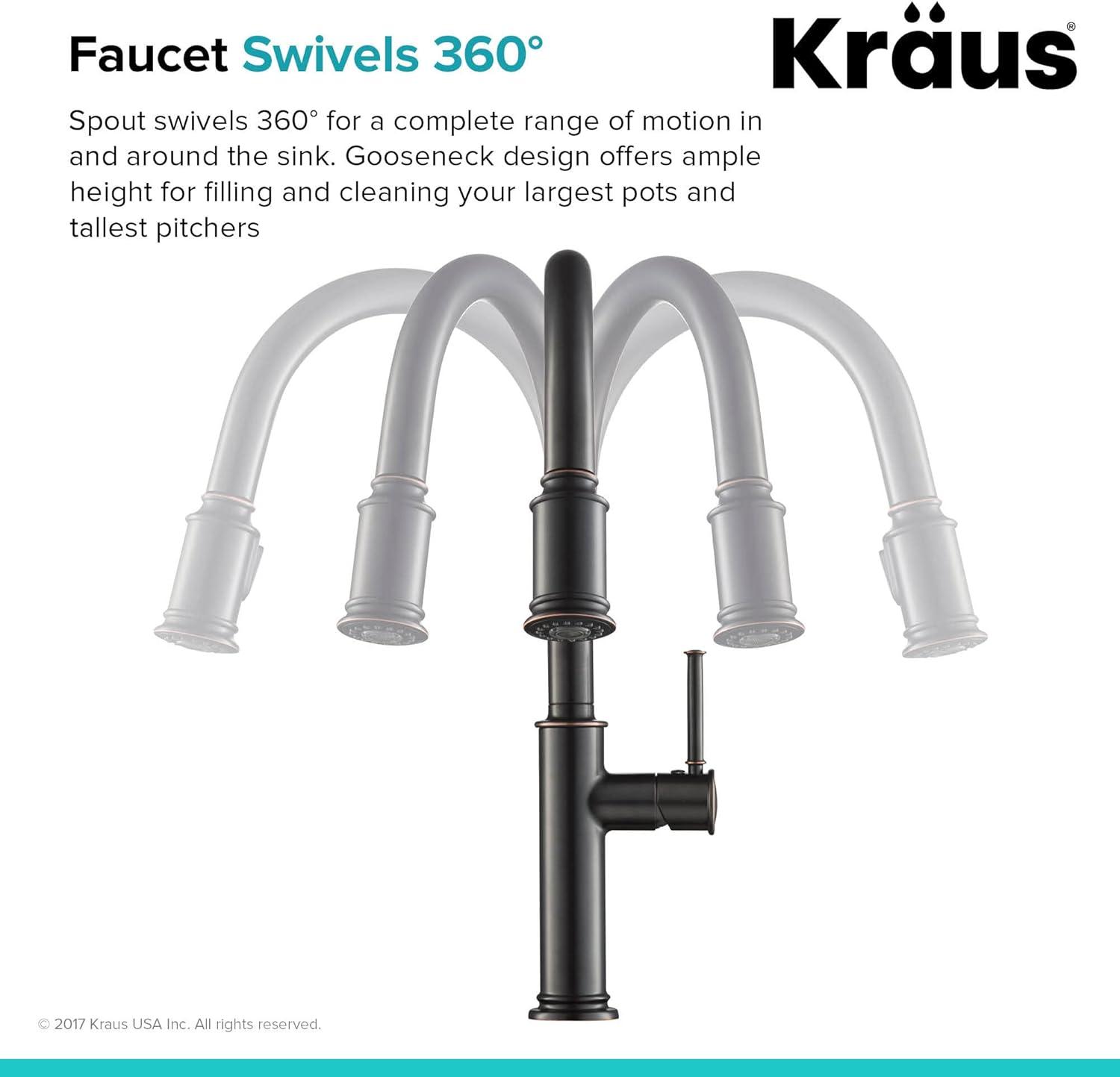 Sellette Pull Down Single Handle Kitchen Faucet