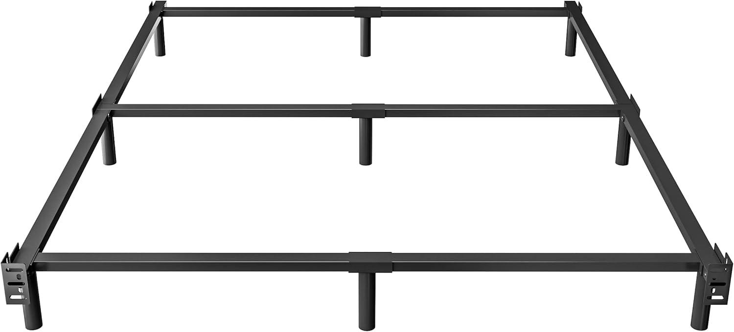 7 in. H Twin Box Spring, Heavy-Duty Metal Structure with Fabric Cover, Easy Assembly, Mattress Foundation