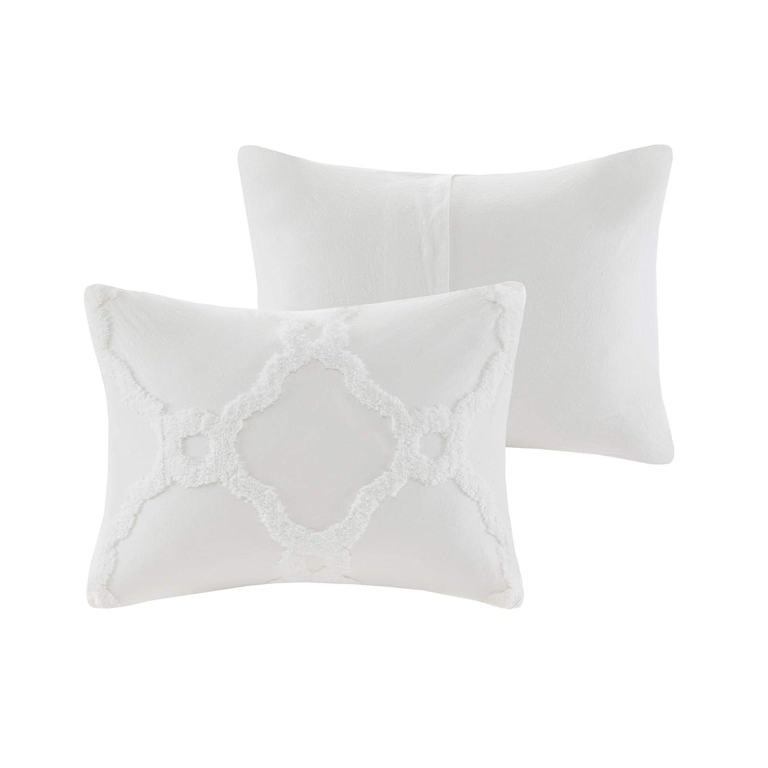 Pacey 3 Piece Tufted Cotton Chenille Comforter Set