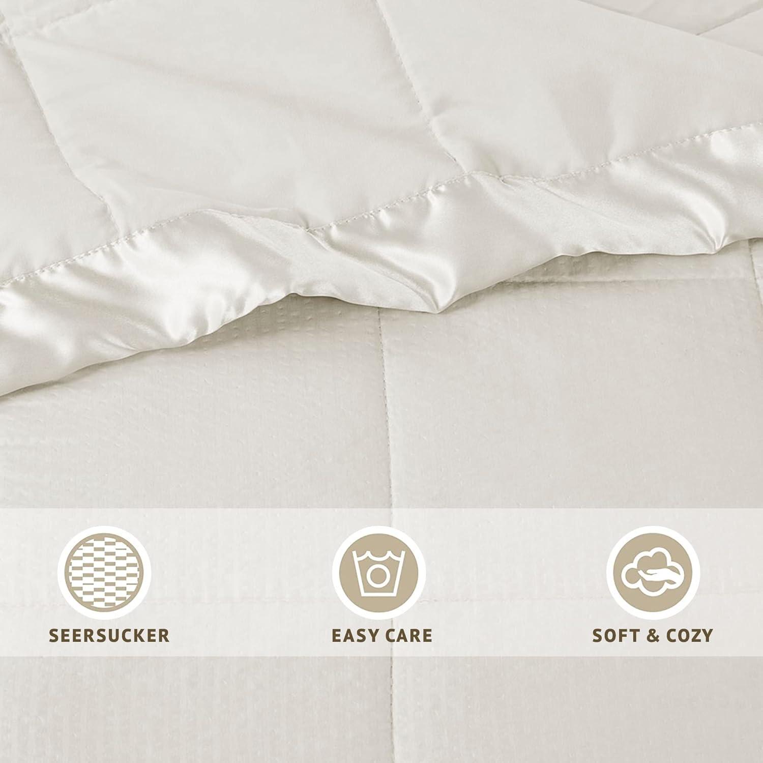 Cambria Oversized Down Alternative Blanket with Satin Trim