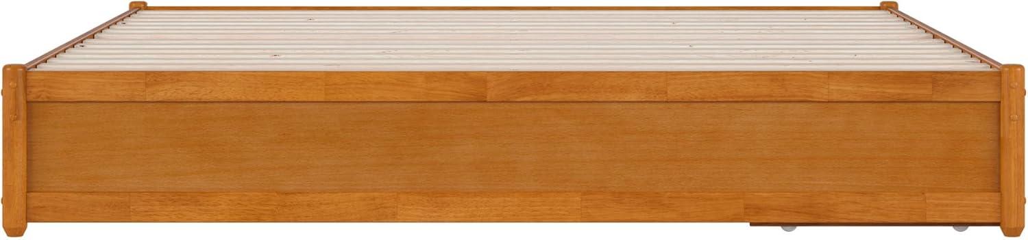 Barcelona Light Toffee King Wood Frame Platform Bed with Storage Drawers