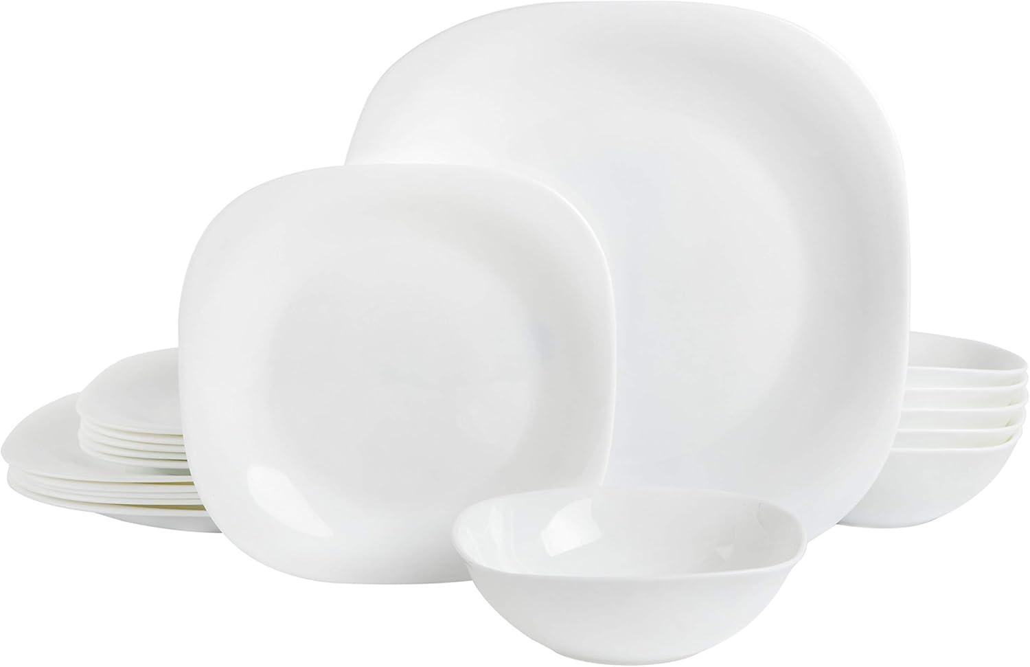 Gibson Home Ultra Break and Crack Resistant Microwave and Dishwasher Safe Dinnerware Set