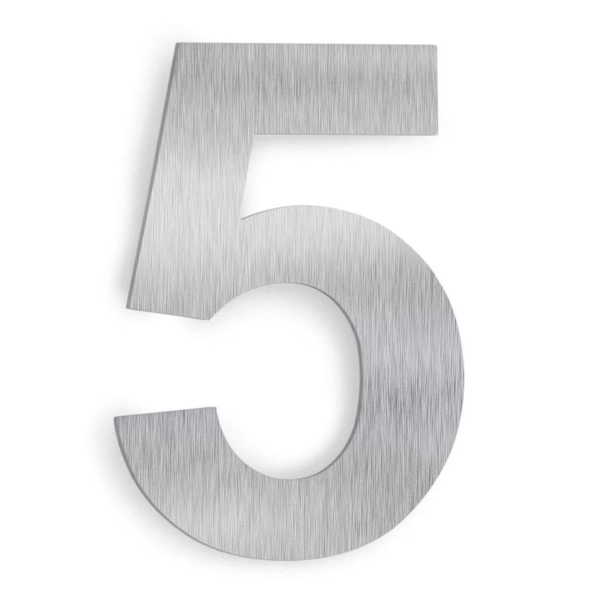 Barton Barton 6-Inch Floating Mount Steel House Number for Address Sign (Black)
