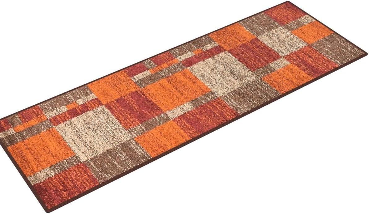 Autumn Multi-Color Abstract Polypropylene Runner Rug