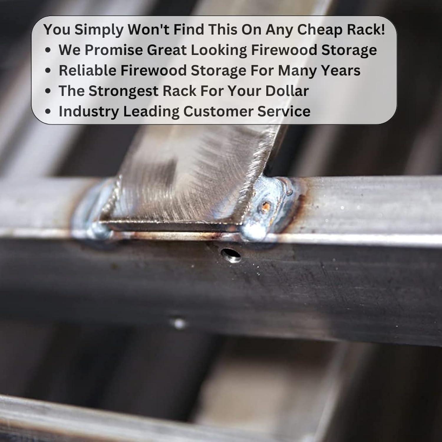 Woodhaven Metal Log Rack