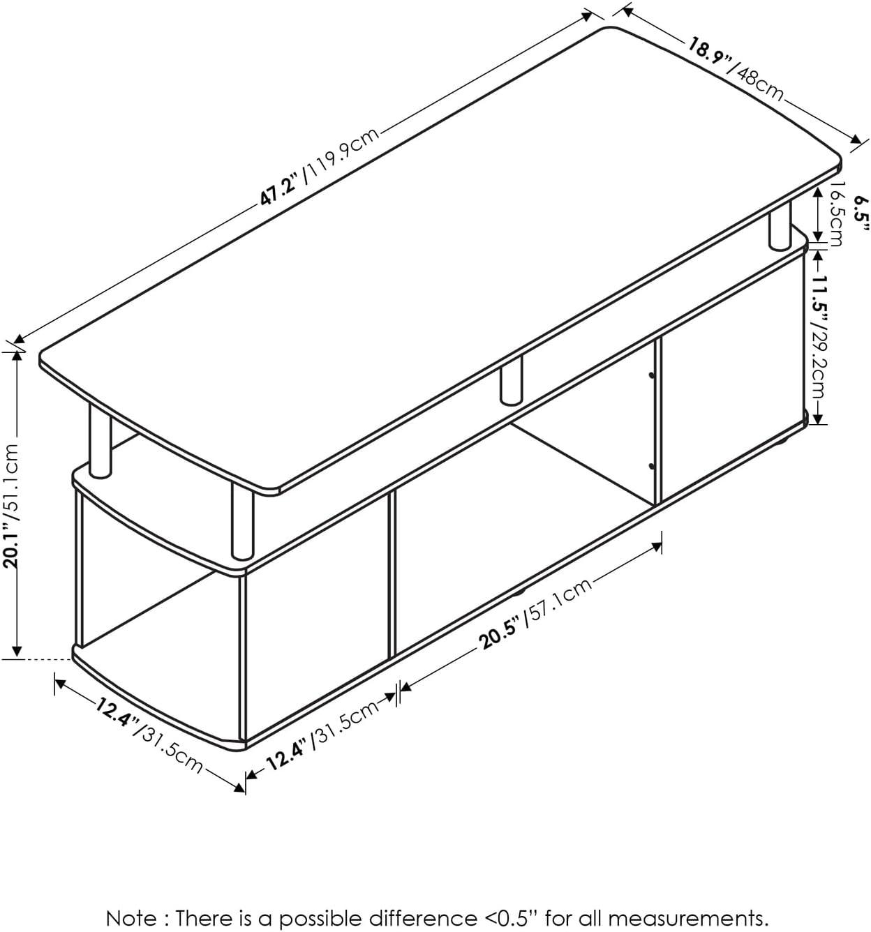 Amber Pine Rectangular Wood Coffee Table with Storage