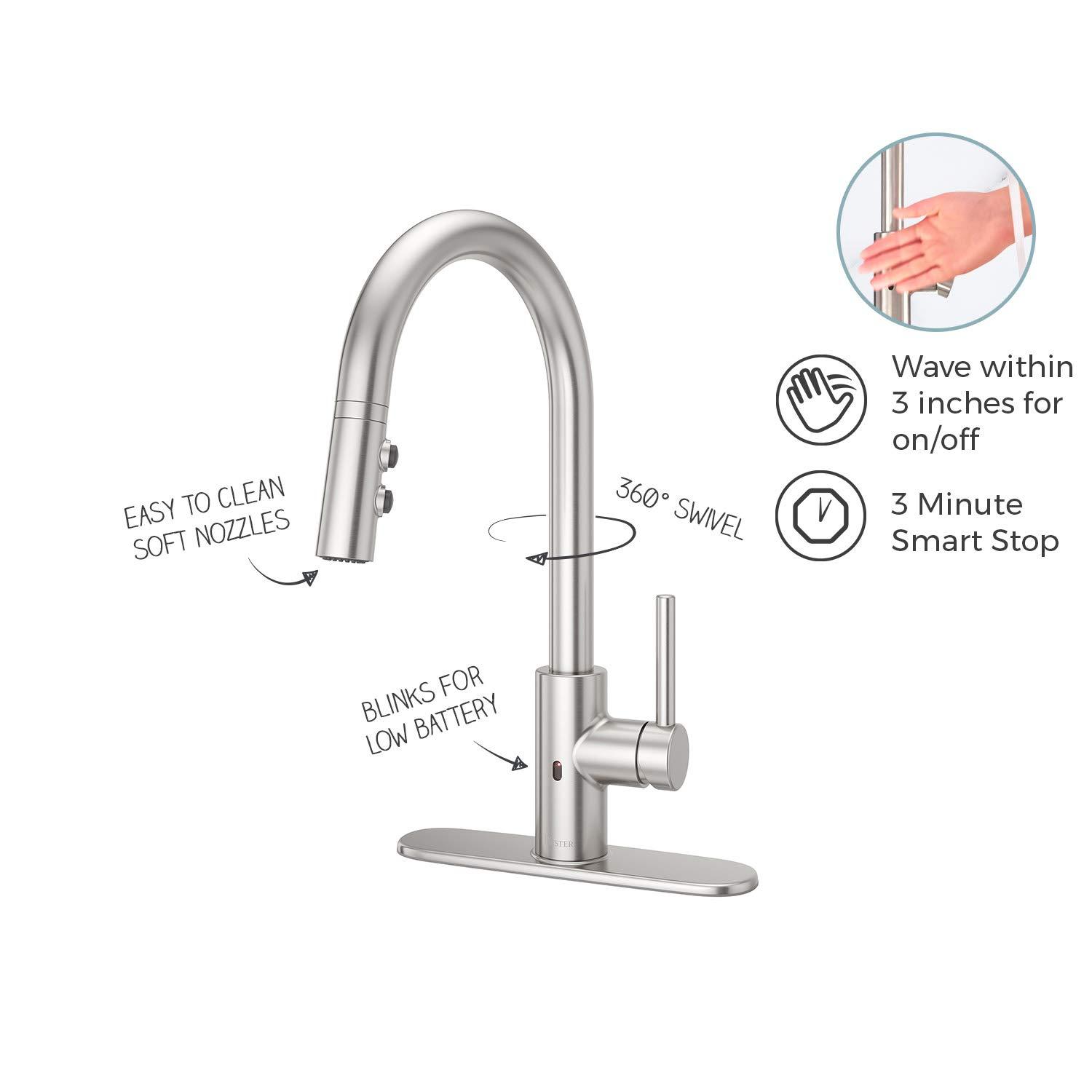 Pfister LG529-ESAS Stellen Pull Down Touchless Single Handle Kitchen Faucet