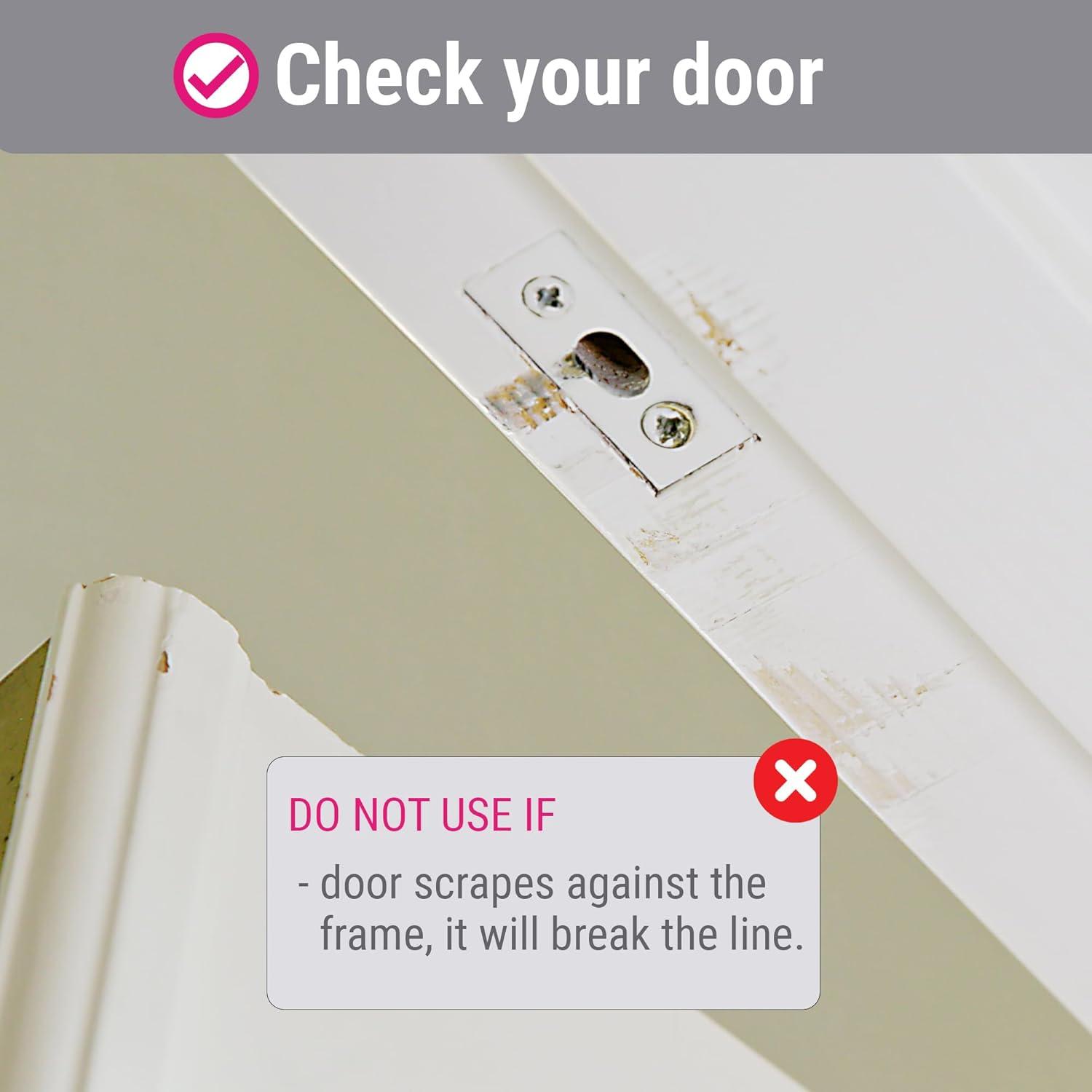 Wreath Hangers for Front Door (White - 1 Pack) - Damage Free Hanging - ZIPNHANG: Adjustable Door Hanger. Christmas Wreath & Decor Hanger for Front Door. Hooks for Hanging on Glass Doors, Screen Doors