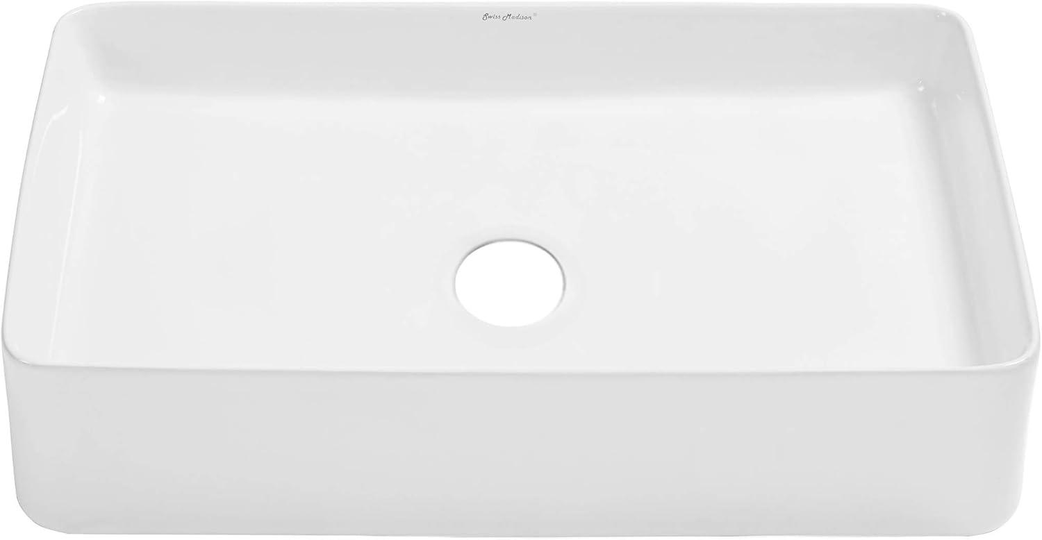 Concorde 24 Rectangle Ceramic Vessel Sink