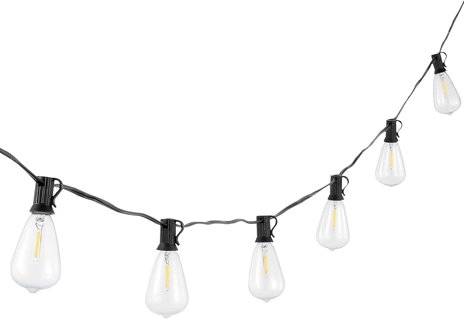 Dorcia Black 10-Foot LED Outdoor String Lights