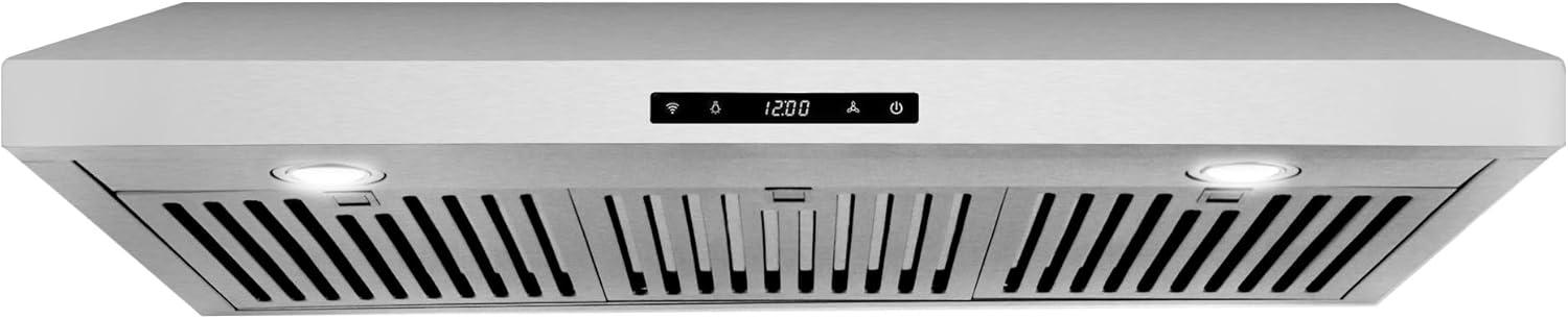 Cosmo 36 in. Haven Collection Ducted Under Cabinet Range Hood, Touch Controls, LED Lights, Permanent Filters, Stainless Steel