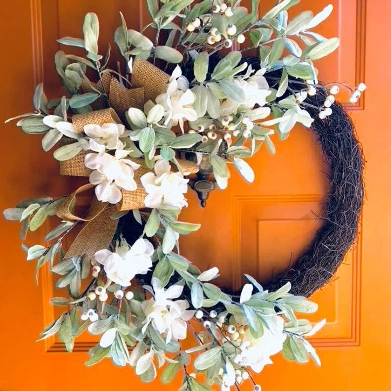 Haute Decor Faux Hydrangea 24'' Wreath