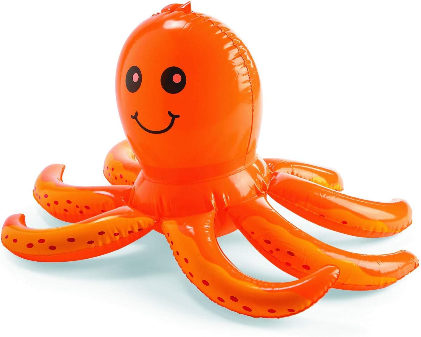 Fun Express Large Under The Sea Inflatables Party Favors and Decor, Includes a Whale, Dolphin, Octopus, Shark, Rainbow Fish, and Sea Horse - VBS Vacation Bible School Supplies/Decor 6 Pieces