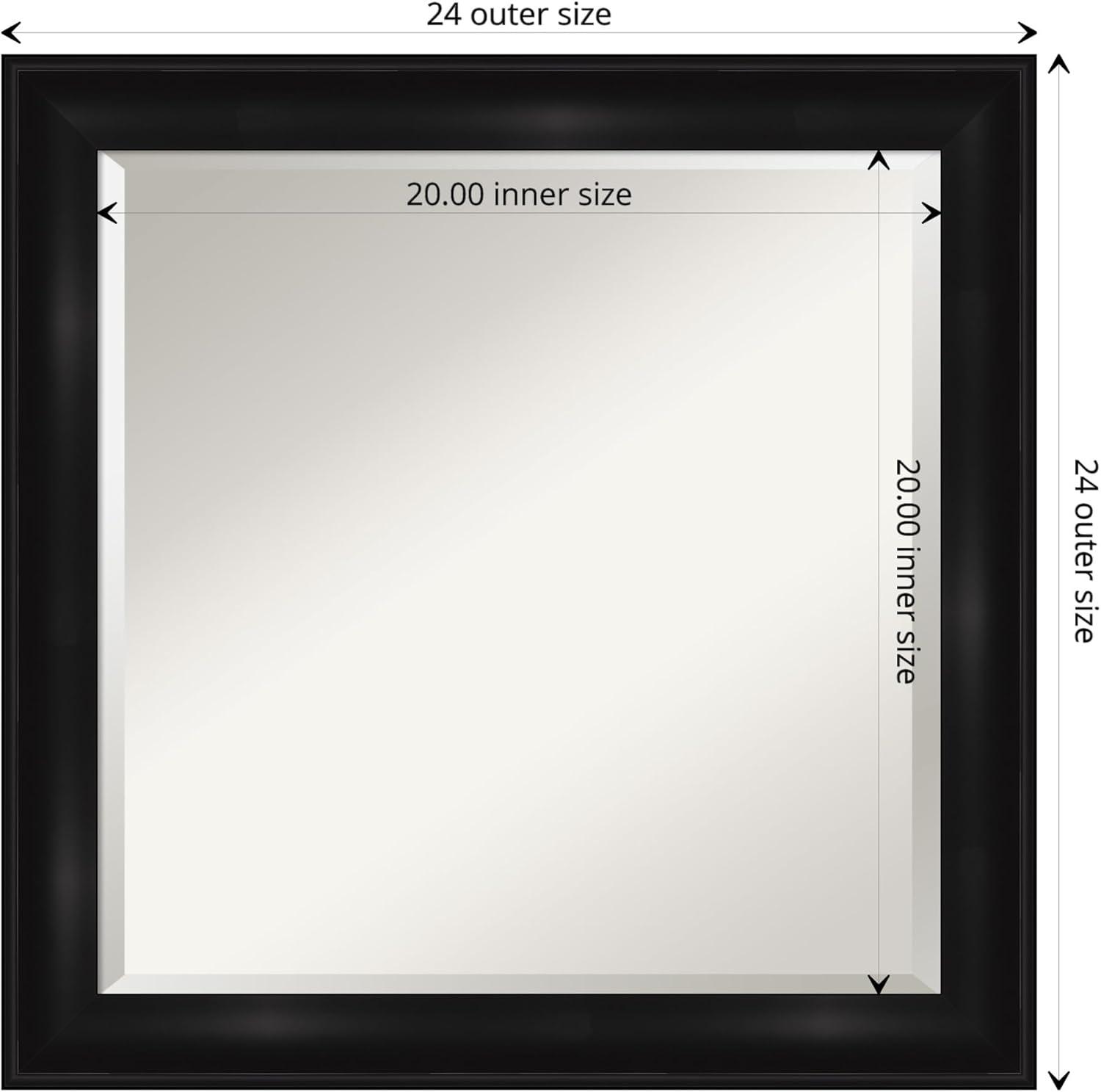Amanti Art Dsw4593561 23-7/8" Square Beveled Polystyrene Framed Wall Mounted Bathroom