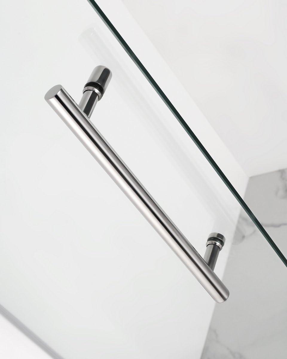 Coraline 75" H Single Sliding Frameless Shower Door