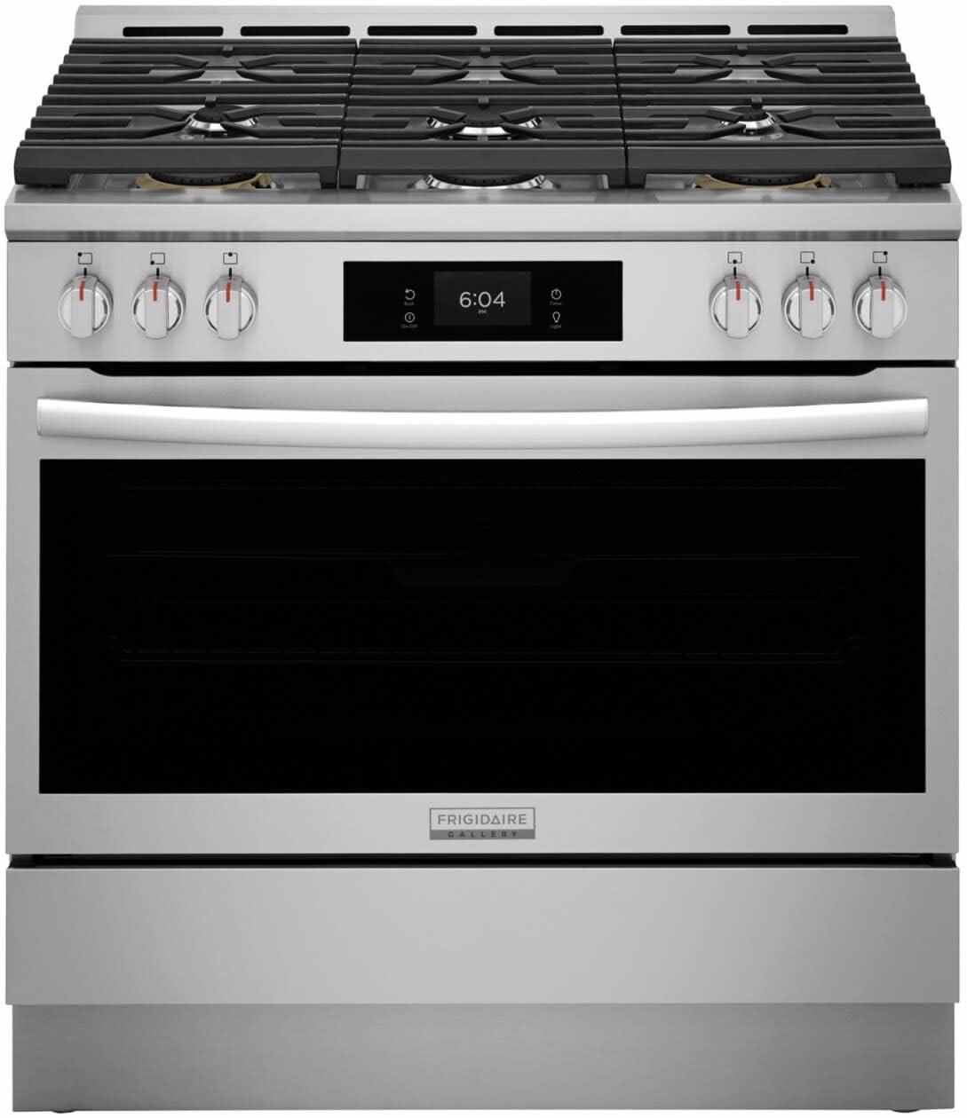 Frigidaire Gallery Frigidaire Gallery 30" 4.6 Cubic Feet Smart Dual Fuel Free Standing Range with 6 Burners GCFD3661AF