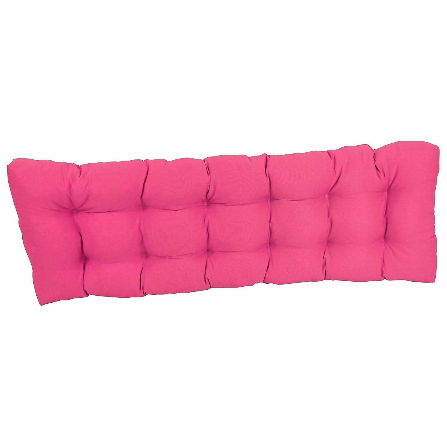 Blazing Needles 55-inch by 19-inch Tufted Solid Twill Bench Cushion