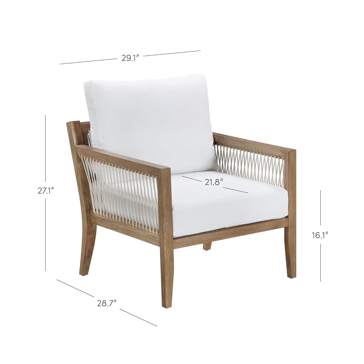 Nathan James Set of 2 Freya Outdoor Loveseat White