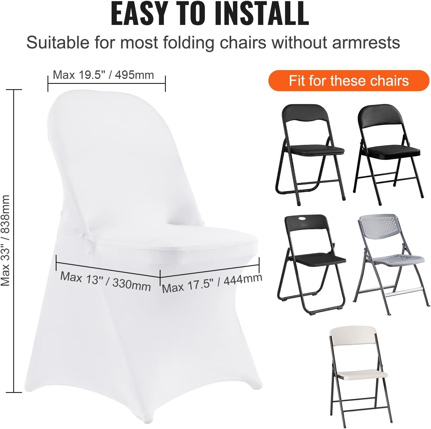 Polyester Chair Cover (Set of 12)