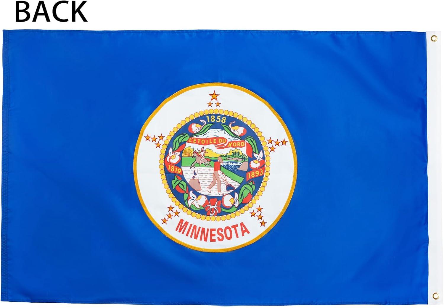 3x5 State of Minnesota Polyester Flag.