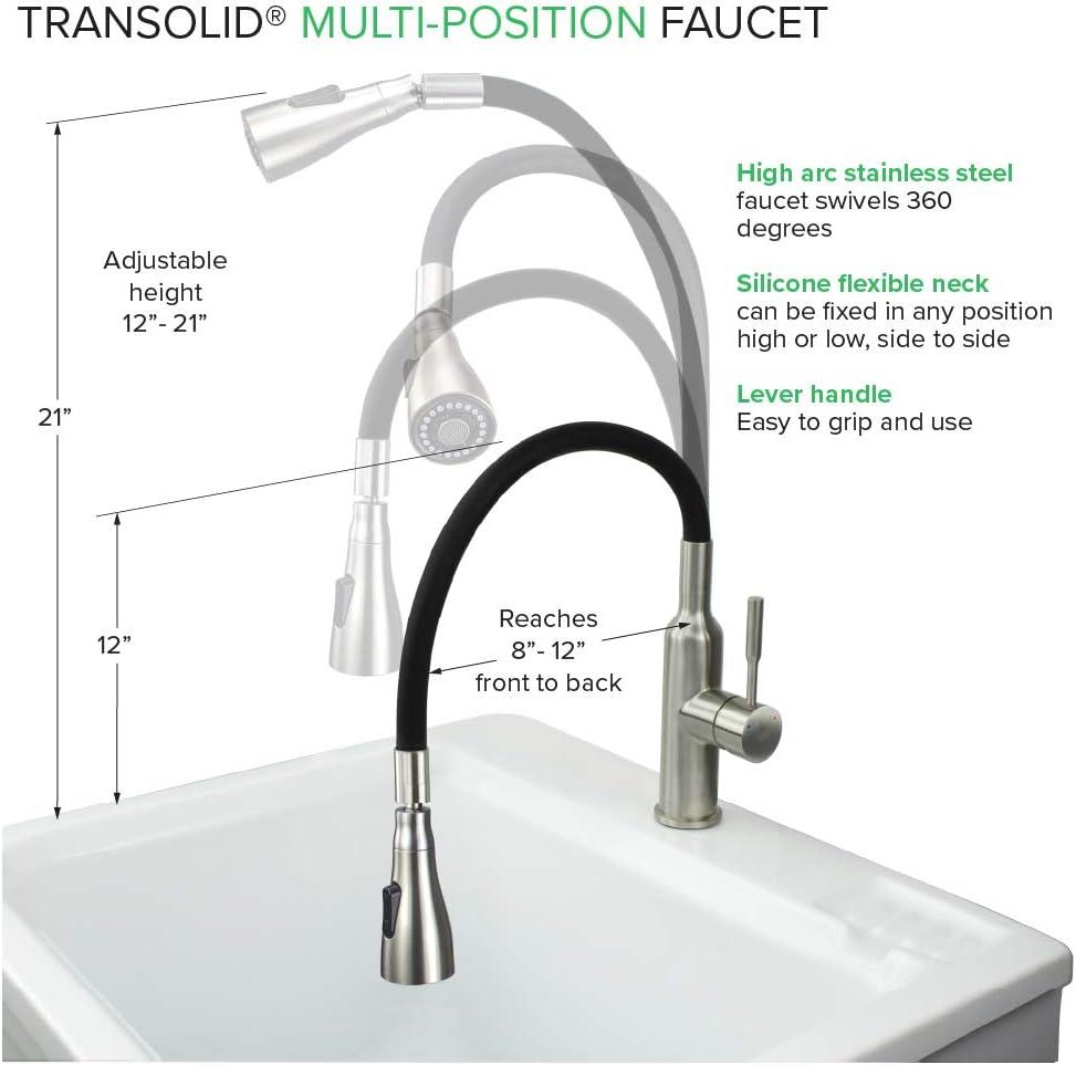 Flexible Multi-Function Faucet Single-Hole Laundry Faucet