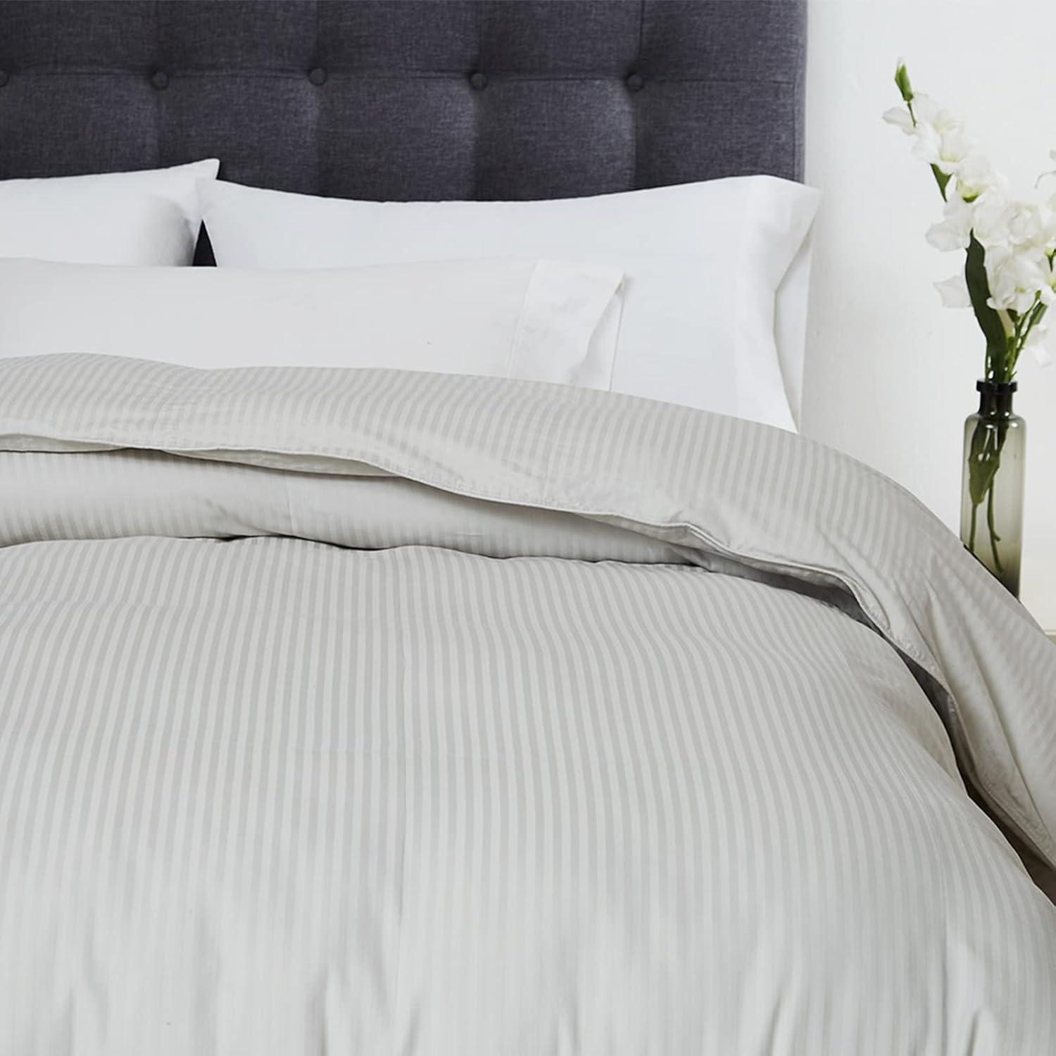 Downlite Colossal King Oversized 120" x 120" King Down Alternative Comforter - White Color