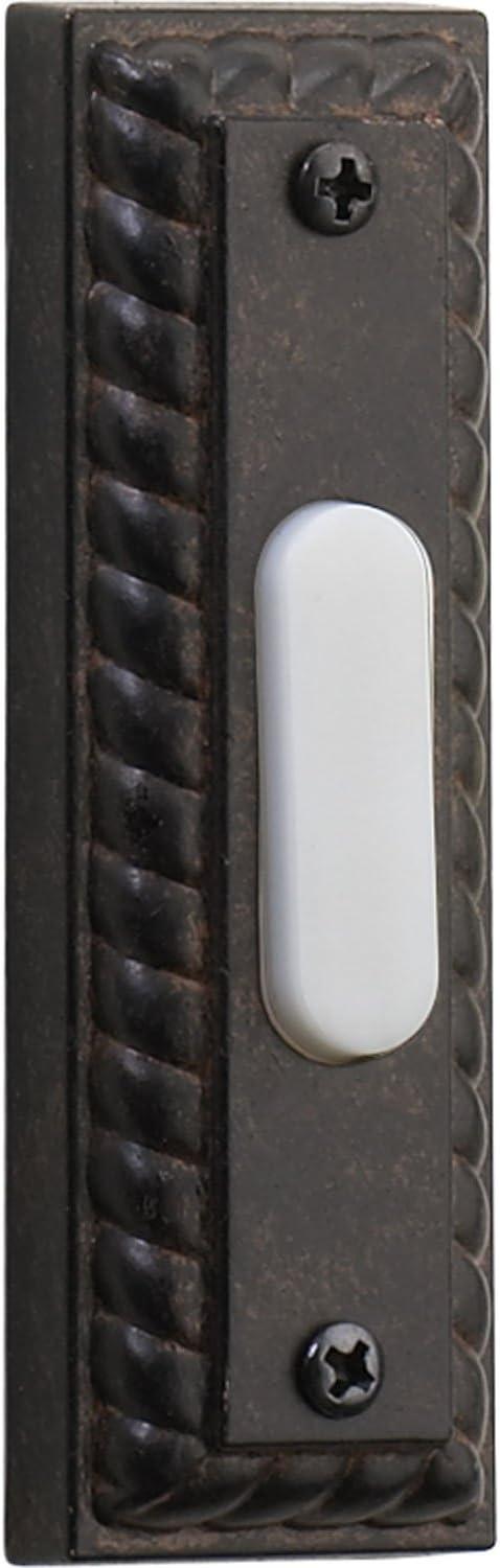 Bronze Toasted Sienna Traditional Doorbell Button with Light