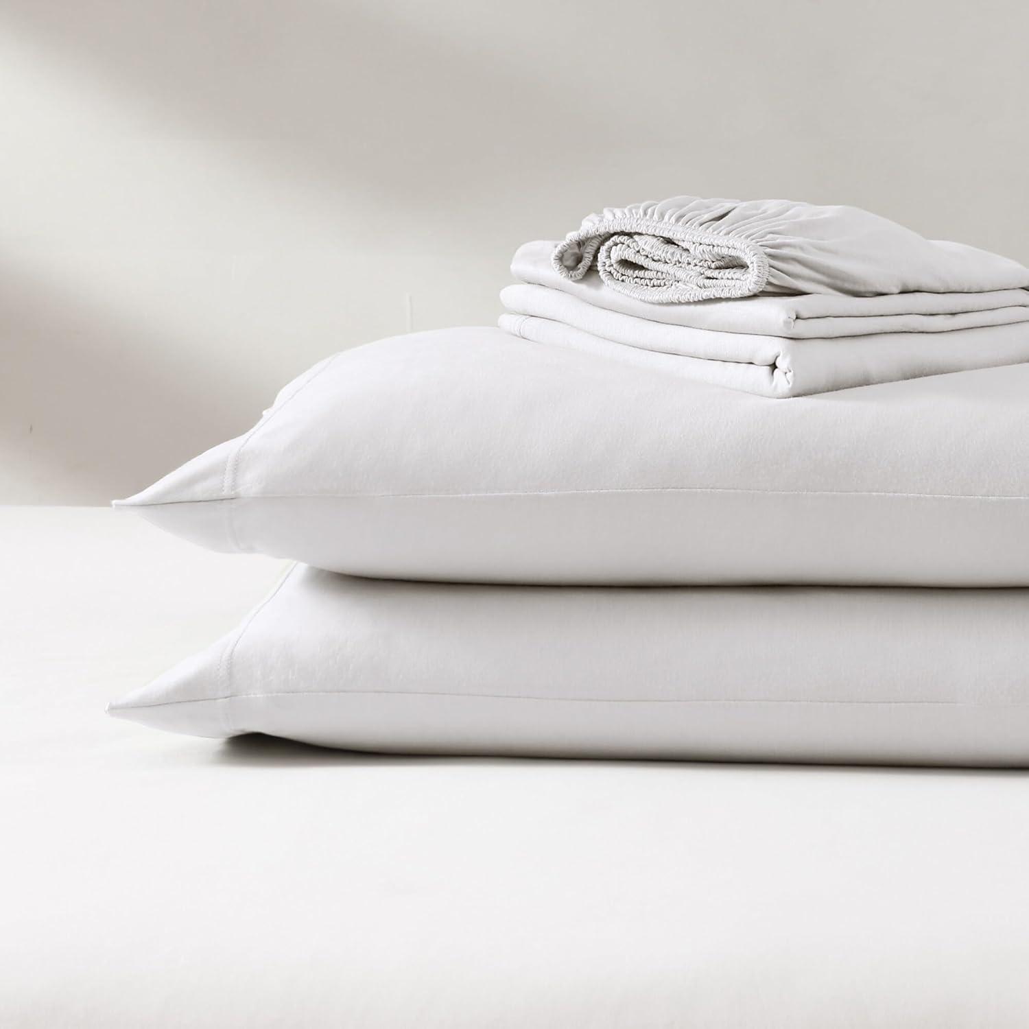 Bed Bath & Beyond Pure Beech Tencel Modal Jersey Knit Sheet Set White - Twin