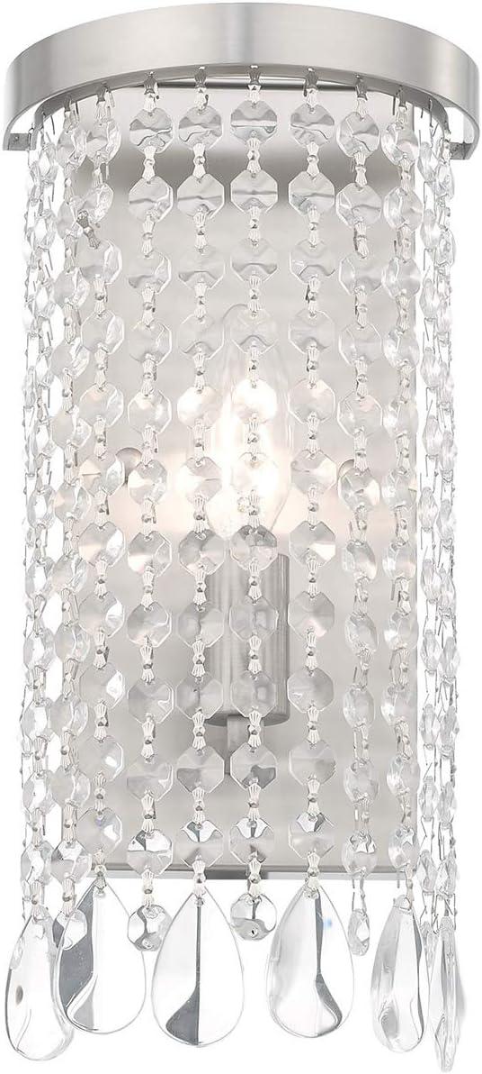 Livex Lighting Elizabeth 1 - Light Wall Light in  Brushed Nickel