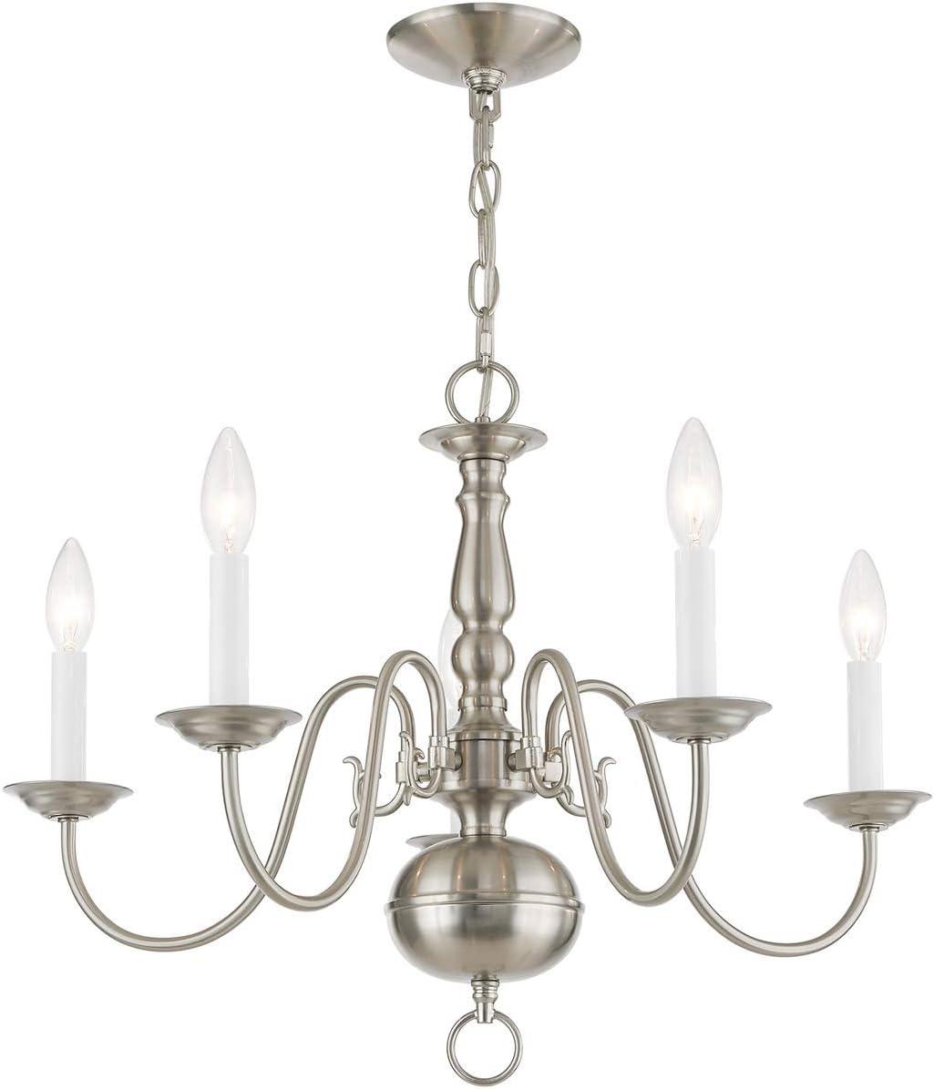 Livex Lighting - Williamsburgh - 5 Light Chandelier in Traditional Style - 24