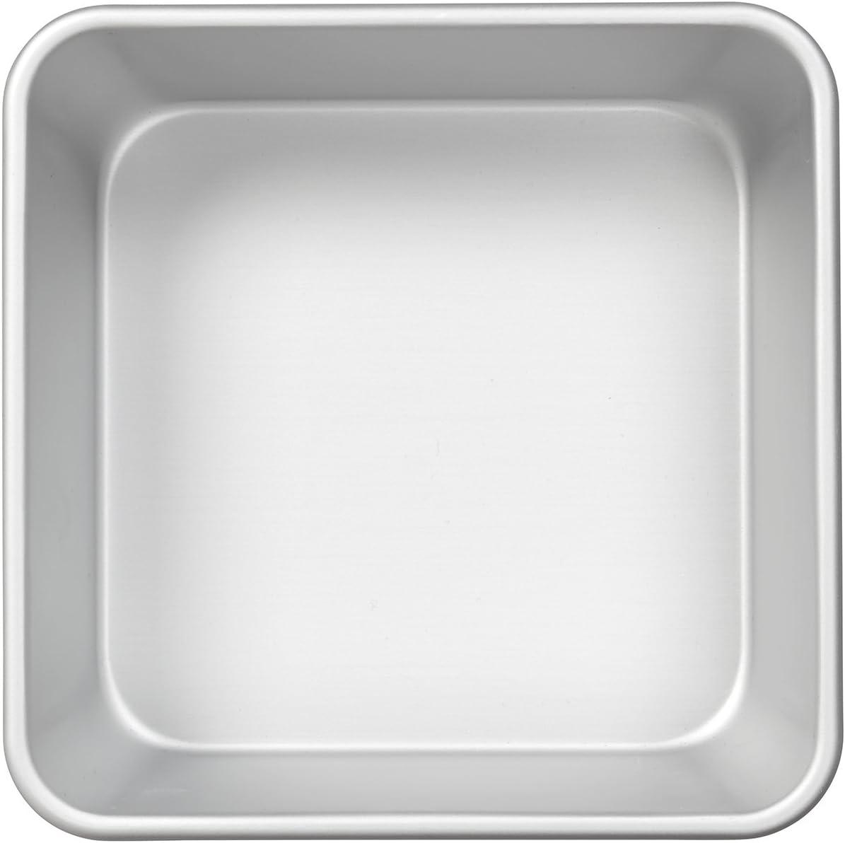 Wilton 6" Square Non-Stick Aluminum Cake Pan