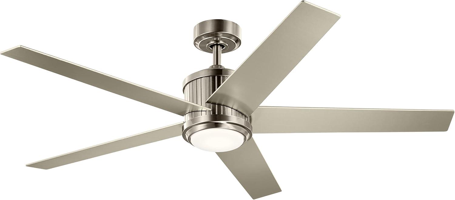 56 Inch Ceiling Fan With Light Kit-Brushed Stainless Steel Finish Kichler Lighting 300044Bss