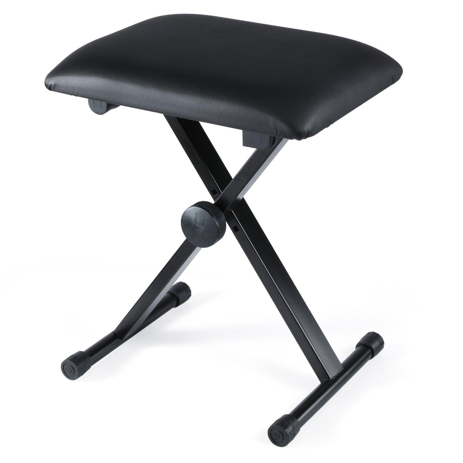 61-Key Electronic Keyboard Pack with Headphones,Microphone,Stand,Stool,and Power Supply-The electronic keyboards (Pack of 1)