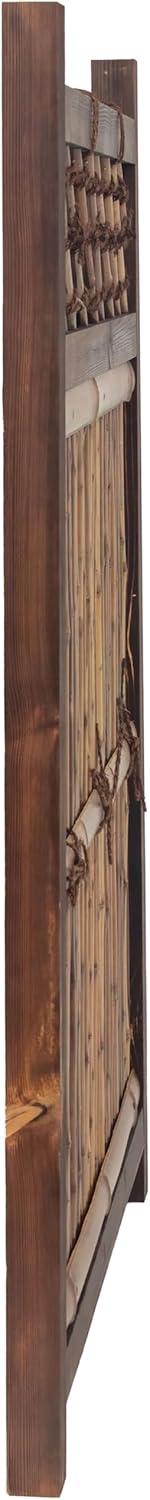 4 ft. H x 5.5 ft. W Japanese Zen Garden Fence Panel