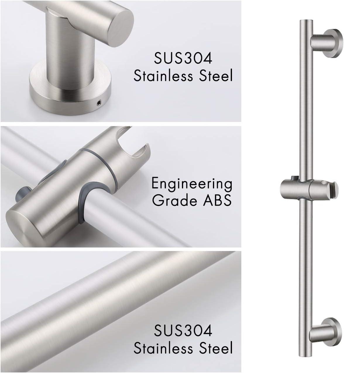 5-Spray Multifunction Deluxe Wall Bar Shower Kit with Hand Shower in Polished Chrome