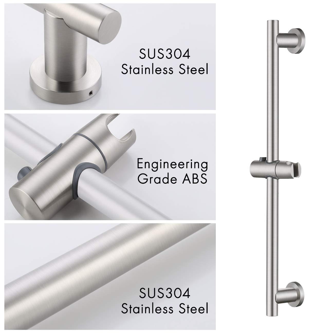 5-Spray Multifunction Deluxe Wall Bar Shower Kit with Hand Shower in Polished Chrome