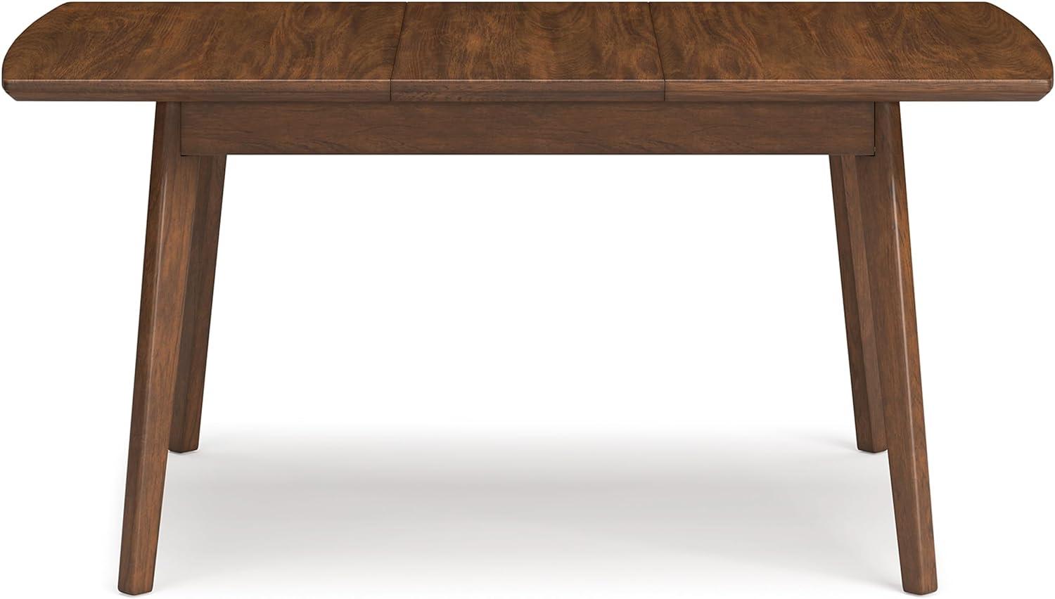 Signature Design by Ashley Contemporary Lyncott Dining Extension Table, Brown